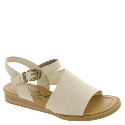 Image of Blowfish Malibu Women&#039;s Ardice Ankle Strap Sandals, Bone, 6 UK