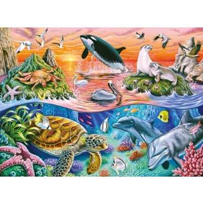 Image of Ravensburger Underwater 100 Piece Jigsaw Puzzle for Kids Age 6 Years Up