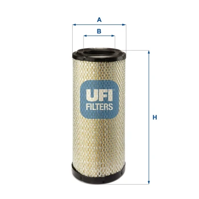 Image of 85400679 Air Filter UFI 27.429.00 328mm 141mm Insert