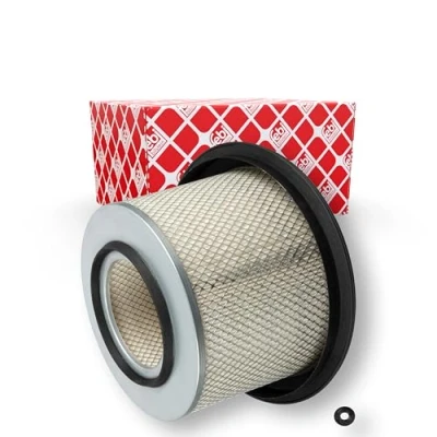 Image of 0010947304, 0040940804, A0010947304, A0040940804 Air Filter FEBI BILSTEIN 02677 228mm 331, 266mm Insert with seal
