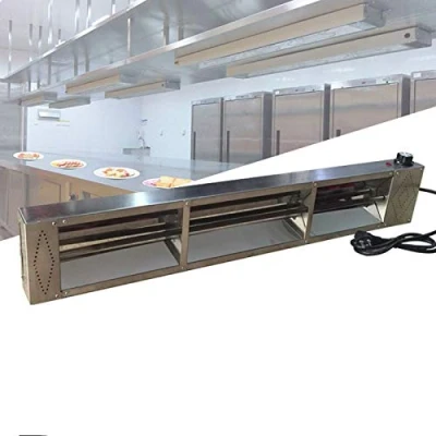 Image of L xiny Commercial Heat Lamp Food Warmer, Square Hanging Warming for Catering and Restaurant, Stainless Steel