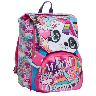 Image of Sj Gang Extendable Backpack, Puppies Di, Rosa, Elementary and Middle School