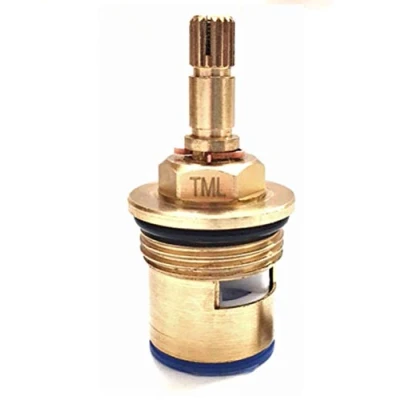 Image of 3/4&quot; Flow On/Off Cartridge Compatible with Ideal Standard Armitage Shanks Sottini Trevi Easybox A960462NU A960898NU (Anti Clockwise Open) 18 Teeth