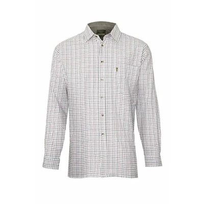 Image of Champion Mens Ayr Country Style Casual Long Sleeve Shirt Blue 4XL
