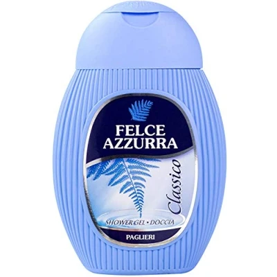 Image of 6x Felce Azzurra (Paglieri) Classic Bath/Shower Gel 250ml
