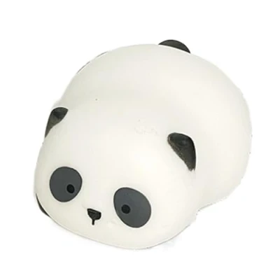 Image of Panda Pinch Stress Ball Portable Squeeze Sensory Toys Animal Plush Squish Balls Squishy Toy Less Cute Dough For Kids Adults