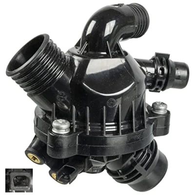 Image of 11537601158 Engine thermostat FEBI BILSTEIN 172624 103C with housing BMW: 3 Saloon, Touring, Coupe