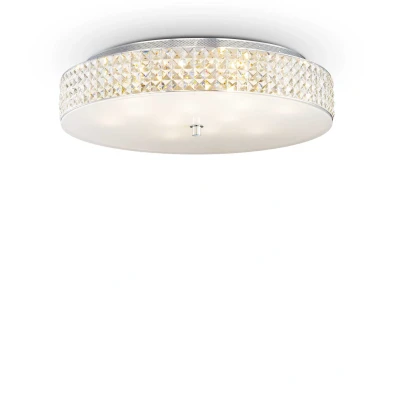Image of Roma 12 Light Large Flush Ceiling Chrome, G9