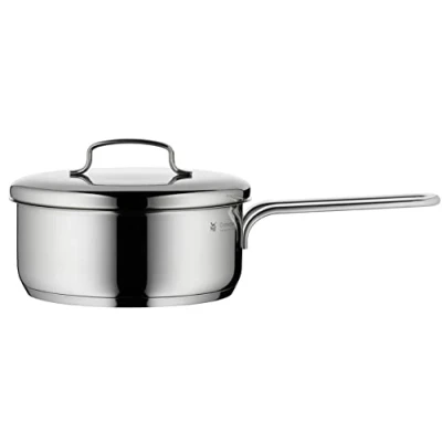 Image of WMF Mini Stackable Cromargan Saucepan, Silver, 16 cm, 1.2 Litre