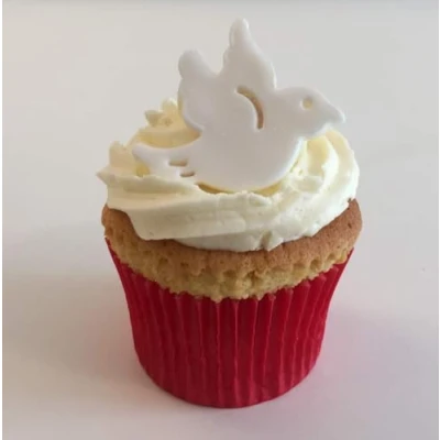 Image of 6 Sugar Patterned Dove Cake Decorations Edible, Unique &amp; Made with Love Imagination in The UK!