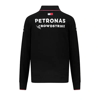 Image of Mercedes AMG Petronas Formula One Team 2023 Polo Black Men Size: XL