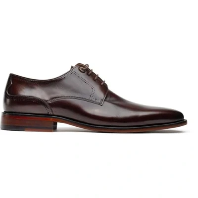 Image of Simon Carter Mens Warren Derby Lace Up Shoes Brown 9 UK