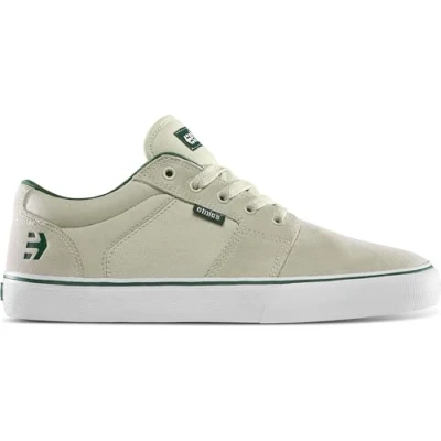 Image of Etnies Barge Trainers, Men&#039;s, Size: 70, White/green/gum shoes