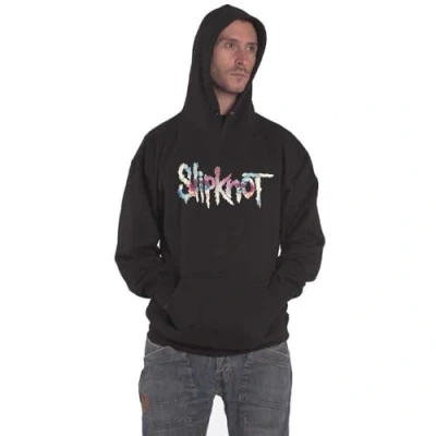 Image of Slipknot Hoodie Eye Band Logo Official Unisex Black Pullover S