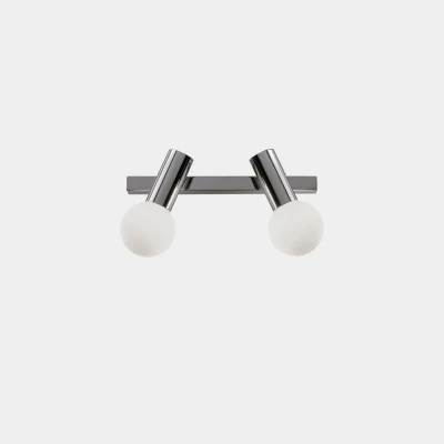 Image of Mist Double Bathroom Twin Wall Light Chrome E14
