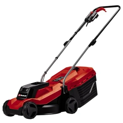 Image of Einhell 1000W Electric Lawn Mower 32cm Cutting Width, 30L Large Capacity Grass Box, Variable Height Cutter (30 70mm) Lightweight Corded Lawnmower for Small Gardens Up to 300m²