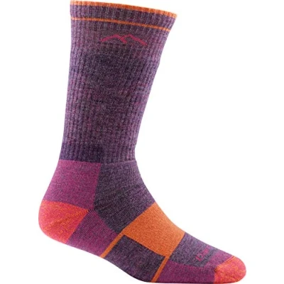 Image of Darn Tough Women&#039;s #1908 Hiker Boot Sock Full Cushion Socks (Plum Heather, Small (2.5 5 UK))