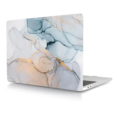 Image of Laptop Shell Case Compatible with Macbook 12 inch 2017 2016 2015 Release A1534 Retina Display, Protective Smooth Plastic Hard Cover Blue Marble