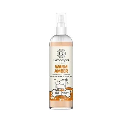 Image of Groomers Dog Fragrance spray Warm Amber, cologne 250ml