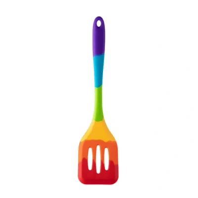 Image of Taylor&#039;s Eye Witness Rainbow Silicone Slotted Turner