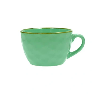 Image of THUN Rose &amp; Tulipani Concert Breakfast Mug Aqua Green