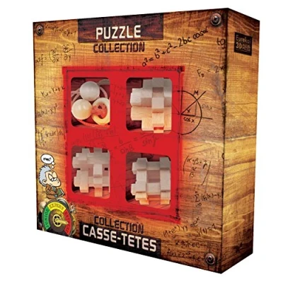 Image of EUREKA 52473367 &quot;Expert Wood Puzzle Set (4 Piece)