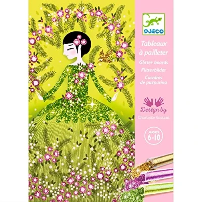 Image of Djeco DJ09500 For Older Children Glitter Boards, Mixed