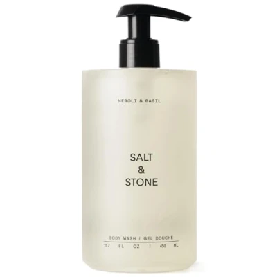 Image of Salt &amp; Stone Body Wash for Women Men Neroli Basil Hydrating Gel Cleanser Clean Soften Skin Made with Niacinamide Hyaluronic Acid Free From Parabens, Sulfates Pthalates (15.2 oz)