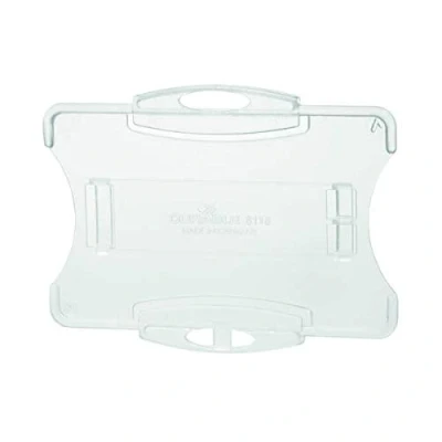 Image of Durable Card Holder for 1 ID Pass Clear (Pack of 10) 891819