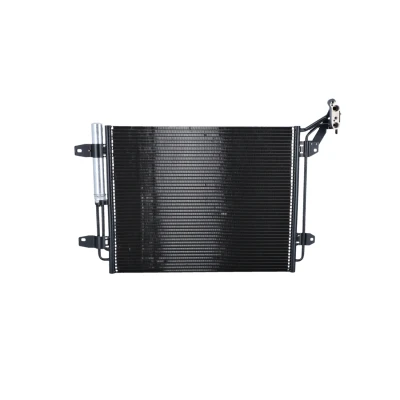 Image of 5N0820411C, 5N0820411D, 5N0820411E Condenser NRF EASY FIT 35848 with dryer, seal ring 15,4mm 13,8mm Aluminium 535mm VOLKSWAGEN: Tiguan I