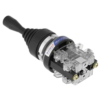 Image of Momentary Joystick Switch 2NO 2 position AC380V 5A HKA1 41Z02 Return Joy Stick