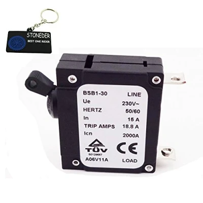 Image of STONEDER 230V 15A In Circuit Breaker 18.8A Trip Amps BSB1 30 2000A 50/60 HERTZ For Chinese Generator
