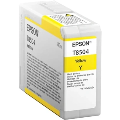 Image of Epson Yellow Ink Cartridge C13T850400