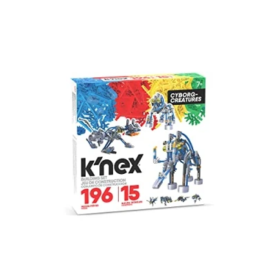 Image of K&#039;NEX Cyborg Creatures 15 Model Educational Toys for Boys and Girls, 196 Piece Stem Learning Kit, Engineering Kids, Fun Colourful Construction Children Ages 8+ Basic 12463