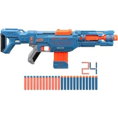 Image of Nerf Elite 2.0 Echo CS 10 Dart Blaster, 24 Darts, Clip, Outdoor Toys Kids