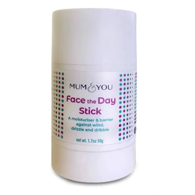 Image of Mum &amp; You Baby Face the Day Stick with Sunflower Coconut Oils, Beeswax Shea Butter for Natural Skincare. Protect your Baby&#039;s from Irritants, and Soothe Eczema Irritated Skin.