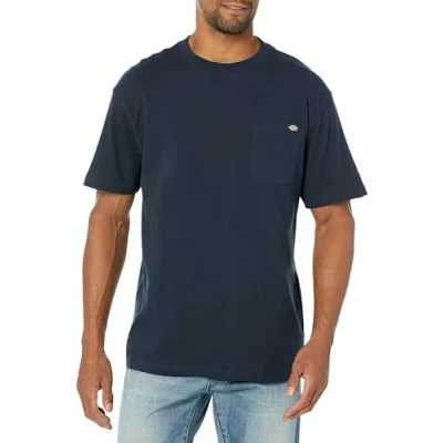 Image of Dickies, Men&#039;s, SS POCKET TEE RELAXED, NAVY BLUE, XL