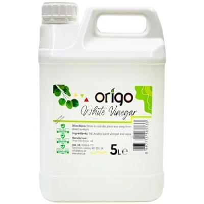Image of Origo White Vinegar 5L Premium Quality Food Grade Suitable for Cooking, Cleaning, Baking, Pickling, Weed Killer, Eco Friendly and Natural