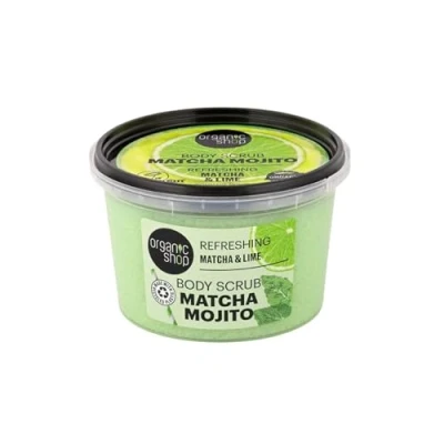 Image of Organic Shop Refreshing Mojito Body Scrub Matcha &amp; Lime (250ml)