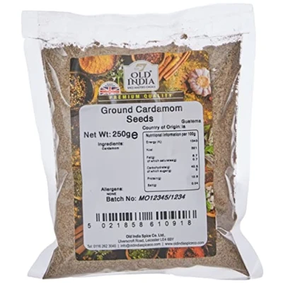 Image of Old India Ground Cardamom Seeds 250g