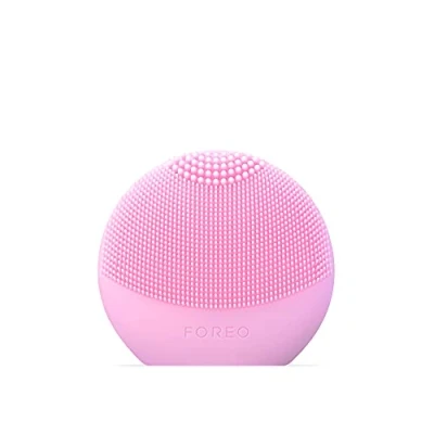 Image of FOREO LUNA play smart 2 Facial Cleansing Brush in 1 Skin Analysis &amp; Cleanser Travel Accessories Silicone Face Massager Holiday Essentials App connected Tickle Me Pink