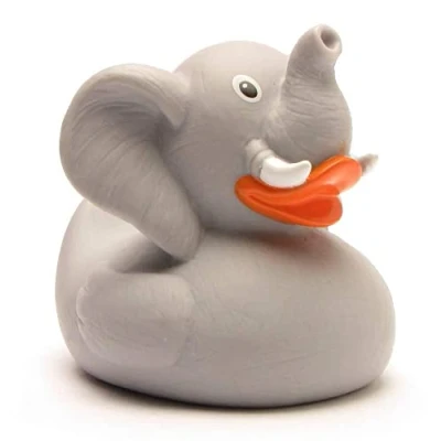 Image of Elephant Rubber Duck Bathduck Duckshop L: 8,5 cm