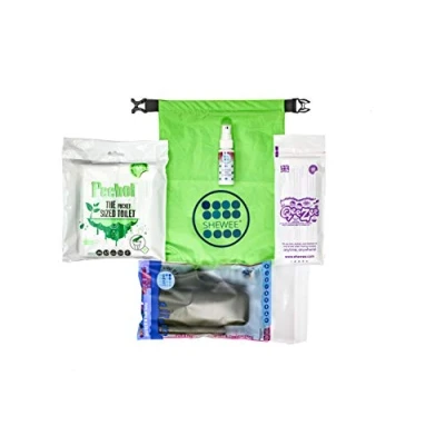 Image of SHEWEE Car &amp; Camp Pack Reusable Pee Funnel The Original Female Urination Device Since 1999! Quickly, Easily and Discreetly, Wee Standing Up Without Removing Clothing (NATO Green)