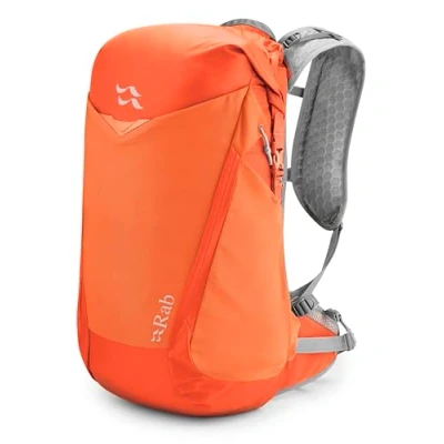 Image of Rab Aeon Ultra Series Backpack for Hiking and Outdoors, 20 Liter, Firecracker