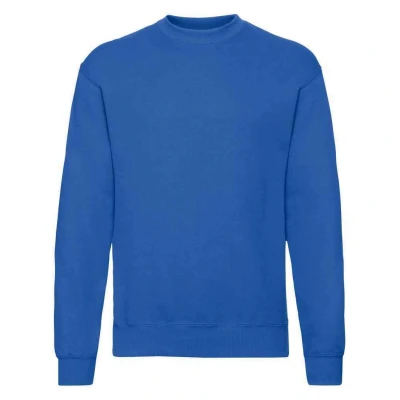 Image of Fruit of the Loom Unisex Adult Classic Drop Shoulder Sweatshirt (Royal Blue) Size 3XL