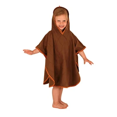 Image of LittleLife Children’s Hooded Dinosaur Poncho Towel, Compact And Lightweight Quick Drying Soft Fibre, UPF50+, Ideal For Swimming, Holidays, Beach, Bathing