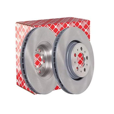 Image of 9475266 Brake disc FEBI BILSTEIN 43967 Front Axle 320mm 28mm 5 Hole 108mm internally vented Coated VOLVO: V70 2, S60 I, XC70 I Cross Country
