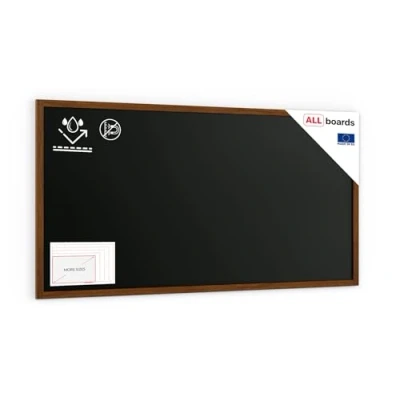 Image of ALLboards Outdoor Chalkboard Waterproof with Varnished Wooden Frame 200x100cm, Chalk Writing Board Blackboard, Indoor