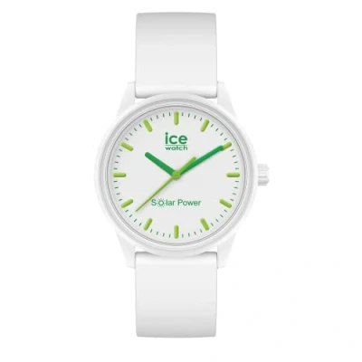 Image of Ice WATCH Solar Power Nature Women&#039;s Wristwatch With Silicon Strap 018473 (Small)