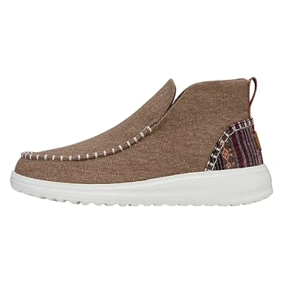 Image of Hey Dude Women&#039;s Denny Heavy Canvas Fashion Boot, Brown, 3.5 UK